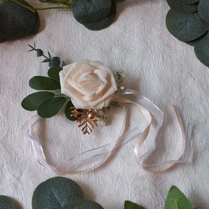 Elegant Wrist Corsage for Bridesmaids